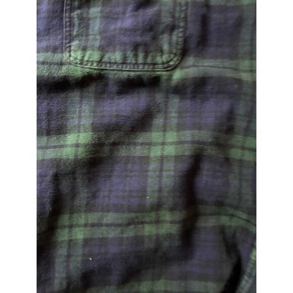 J. Crew XLT Black Watch Plaid Tartan Flannel Gorpcore Workwear Grunge - Picture 5 of 7